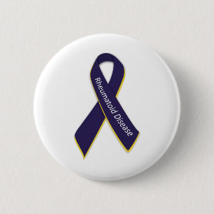 Rheumatisches Krankheits-Bewusstseins-Band Button