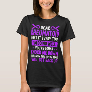 Rheumatoid Awareness Month Rheumatoid Ribbon T-Shirt