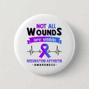 Rheumatoide Arthritis Aufklärung Monat Band Gesche Button