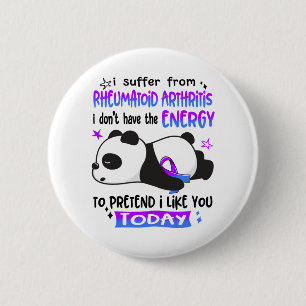 Rheumatoide Arthritis Aufklärung Monat Band Gesche Button
