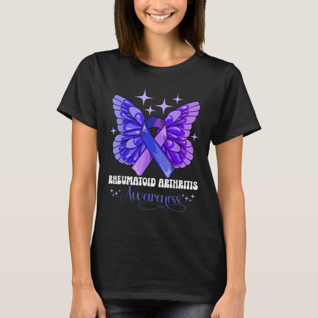 Rheumatoide Arthritis Bewusstsein T-Shirt (Vorderseite)