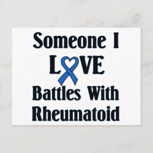 rheumatoide Arthritis Postkarte