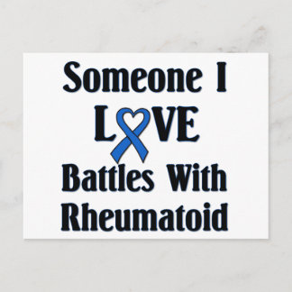 rheumatoide Arthritis Postkarte