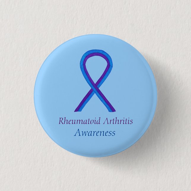 Rheumatoide Arthritis Sensibilisierungsband für da Button (Vorderseite)