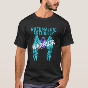 Rheumatoide Arthritis Warrior mit Engel Wings T-Shirt