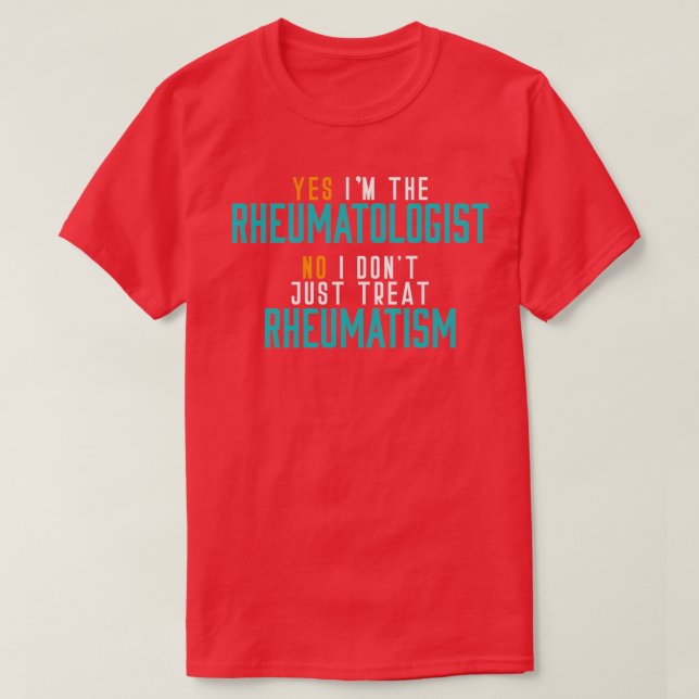 Rheumatologe T-Shirt (Design vorne)