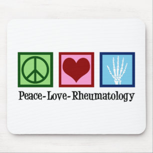 Rheumatologie der Liebe Frieden Mousepad