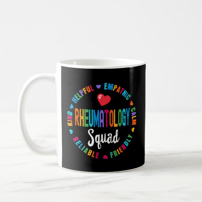 Rheumatology Squad Nurse Team Registriert Krankenp Kaffeetasse (Links)