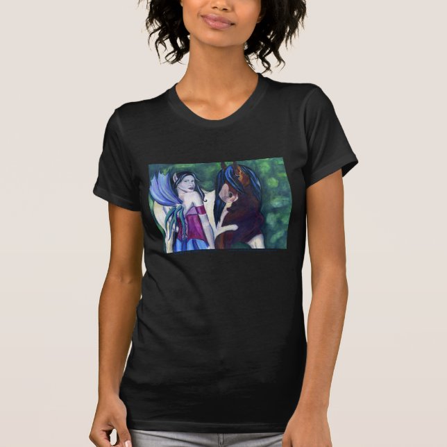 Rhiannon und ihr Feen-PferdeT - Shirt (Vorderseite)