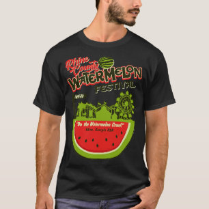 Rhine County Wassermelonenfest Wassermelonen-Crawl T-Shirt