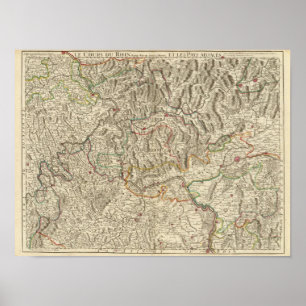 Rhine River Valley Poster