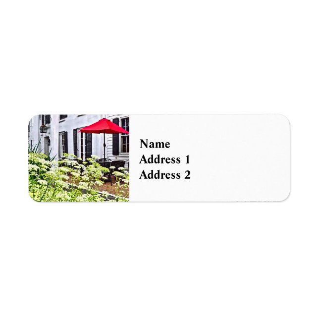 Rhinebeck NY - Außensitzplatz (Vorne)