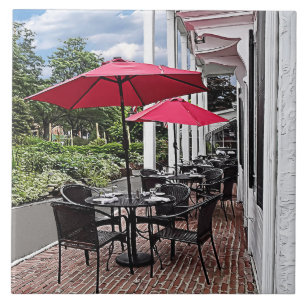 Rhinebeck NY - Außensitzplatz Fliese