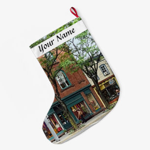 Rhinebeck NY - Market Street Großer Weihnachtsstrumpf