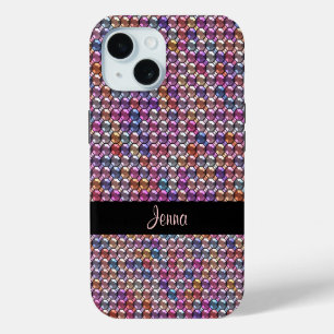 Rhinestone coloré avec nom personnalisé