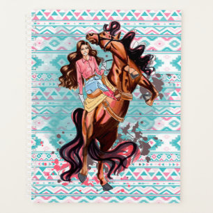 Rhinestone Cowgirl Horloger Planificateur à thèm