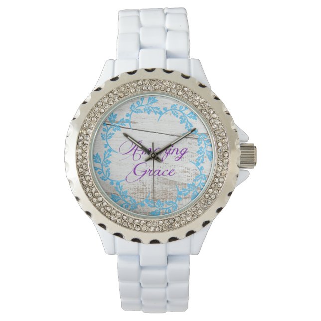 Rhinestone Extraordinaire montre féminine de grâce (devant)