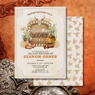 Rhinestone Rodeo Anniversaire Invitation