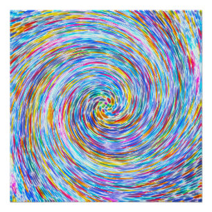 RhineStone Swirl Perfektes Poster