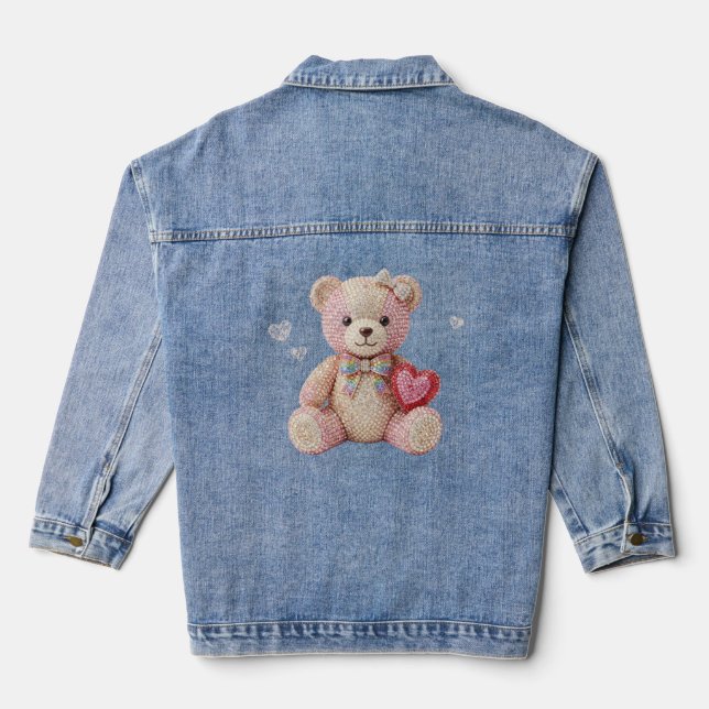 Rhinestone Valentine Bear  (Verso)