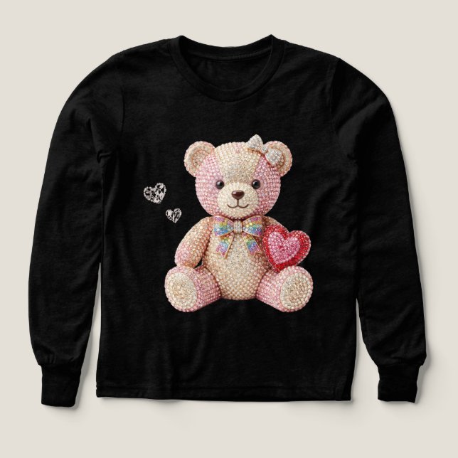Rhinestone Valentine Bear  (Design Vorderseite)