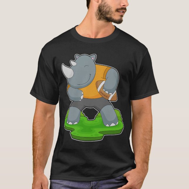 Rhino American Football T-Shirt (Vorderseite)