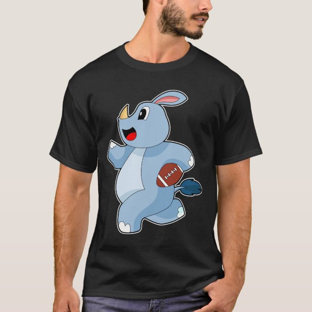 Rhino American Football T-Shirt (Vorderseite)