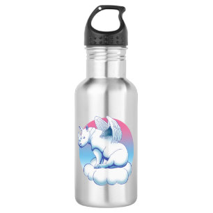 Rhino Angel - Rhinoceros Conservation Awareness Edelstahlflasche