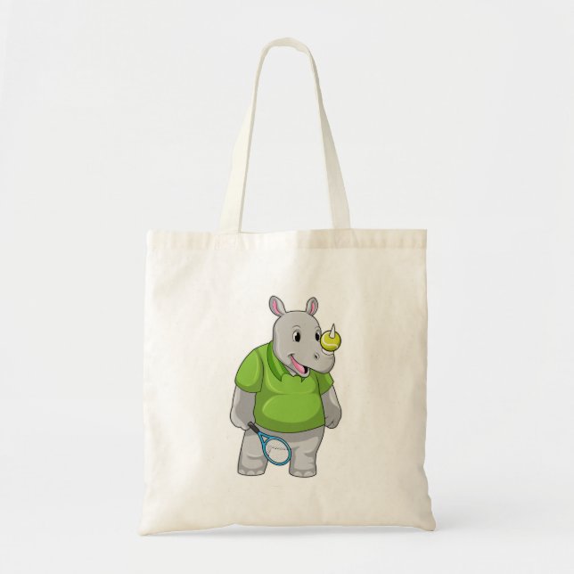 Rhino bei Tennis mit Tennisball Tragetasche (Vorne)