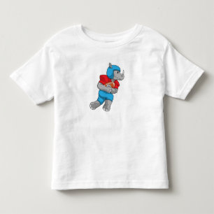 Rhino beim Fußballsport Kleinkind T-shirt