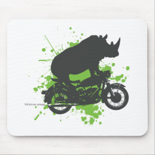Rhino Biker Mousepad