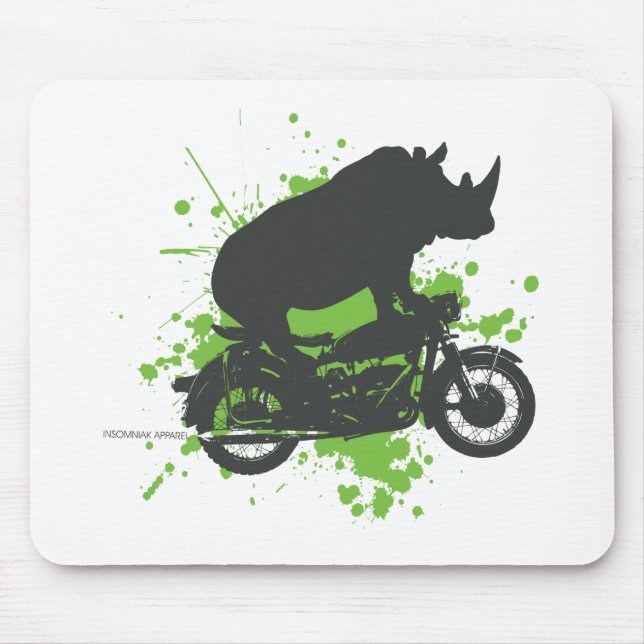 Rhino Biker Mousepad (Vorne)