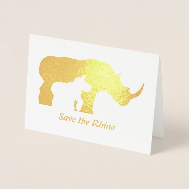 Rhino Folienkarte (Vorderseite)