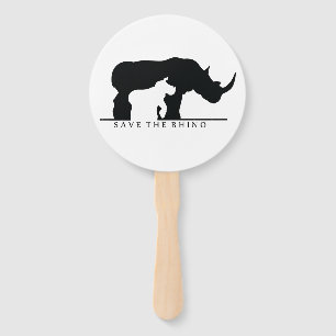 Rhino gerettet fächer
