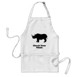 Rhino Karo Ihre Vitale Schürze