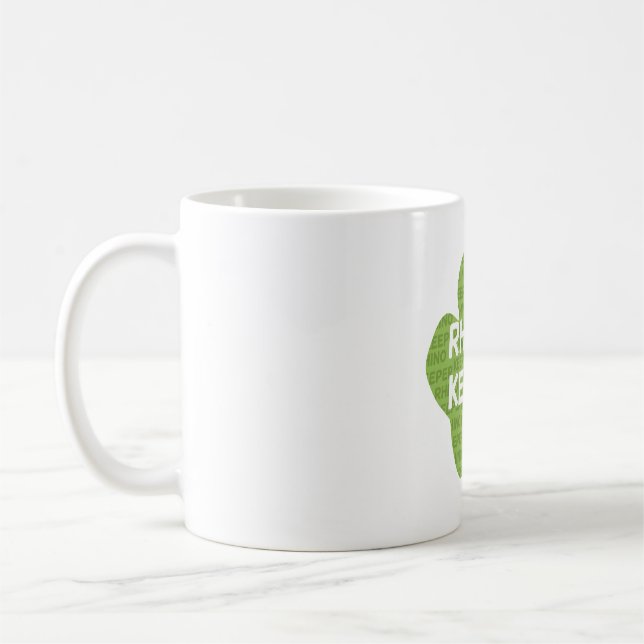 Rhino Keeper Footprint Kaffeetasse (Links)