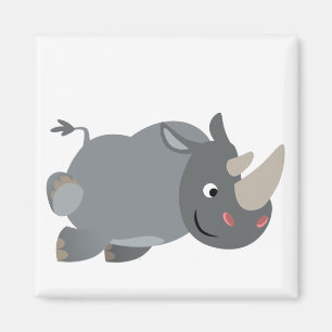Rhino Magnet für niedlichen Cartoon
