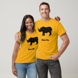 Rhino Man Up schwarz T-Shirt