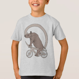 Rhino mit seinem Hornrad T-Shirt