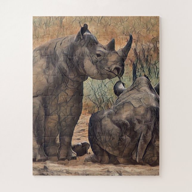 Rhino Oil Paint, (Vertikal)