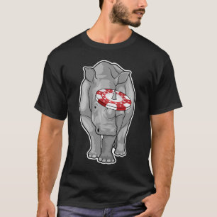 Rhino Poker Poker Chips T-Shirt