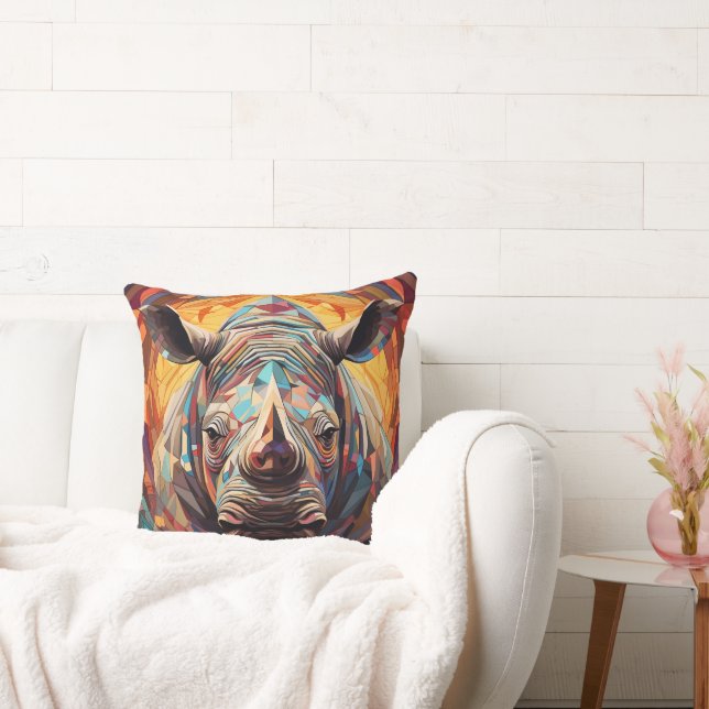 Rhino Reverie Kissen (Liege)