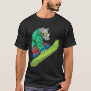 Rhino Snowboard Wintersport T-Shirt