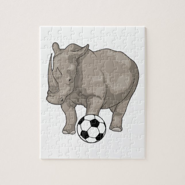 Rhino Soccer player Soccer (Vertikal)
