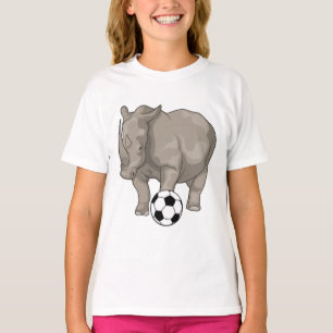 Rhino Soccer player Soccer T-Shirt