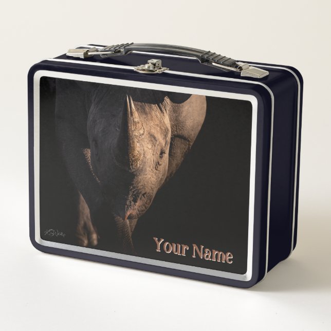 Rhino Strength Lunch Box - Benutzerdefiniertes Ges (Vorderseite)