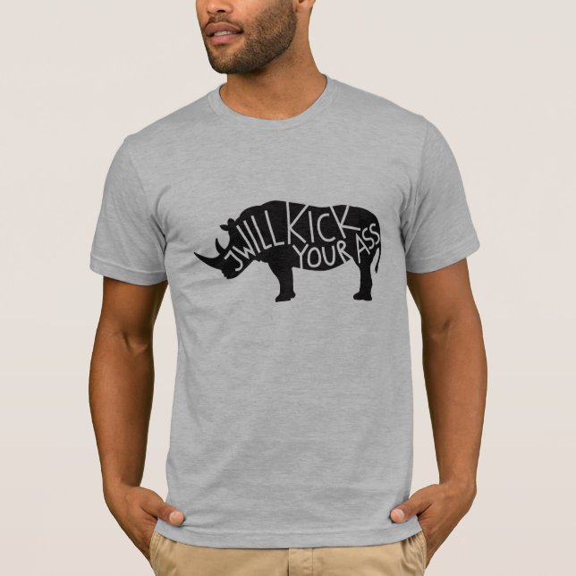 rhino T-Shirt (Vorderseite)