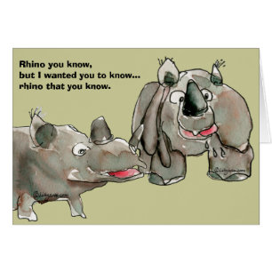 Rhino, tu sais, mais dessin de Rhinoceros