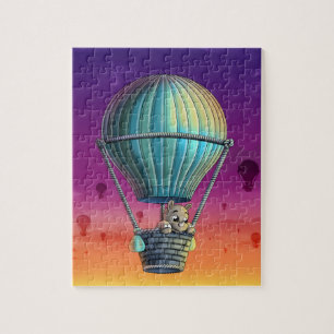 Rhino und Heißluftballon