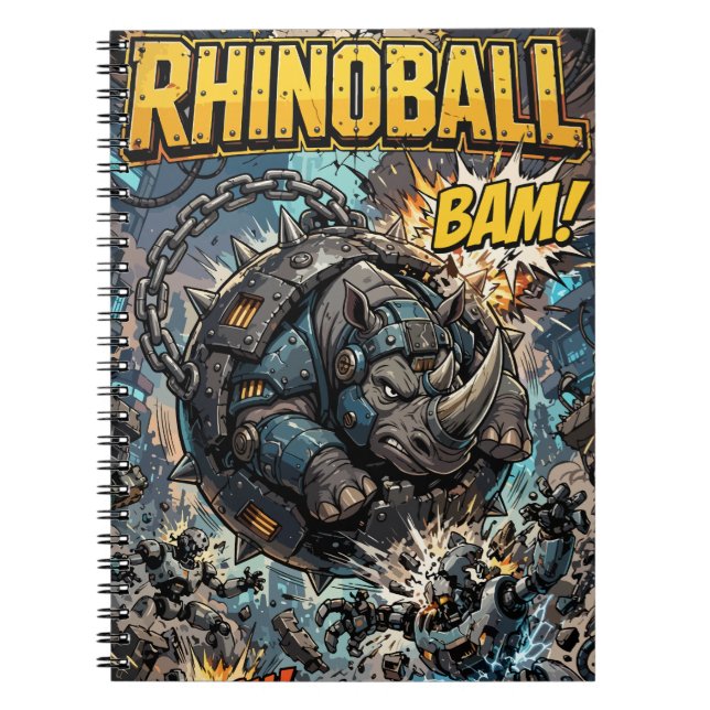 Rhinoball Notizblock (Vorderseite)